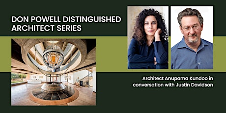 IN PERSON Architect Anupama Kundoo in Conversation with Justin Davidson