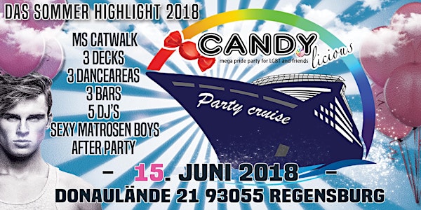Candylicious Party Cruise auf der MS Catwalk 
