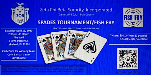 Spades Tournament/Fish Fry