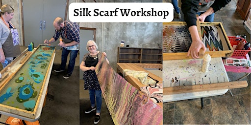 Primaire afbeelding van Create a Silk Scarf, SIP & DIP Workshop- WATERSIDE VINEYARD & WINERY