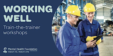 Working Well Train-the-trainer workshops primary image