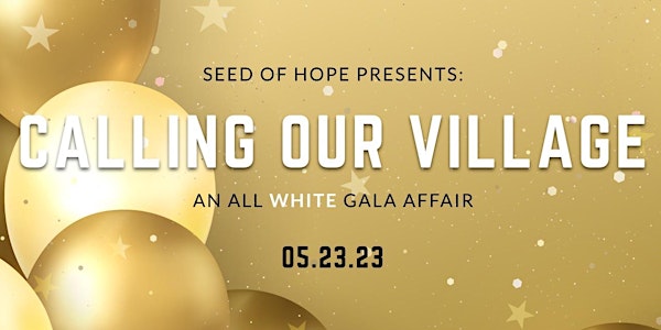 Seed of Hope Presents: Calling Our Village- An All White Gala Affair