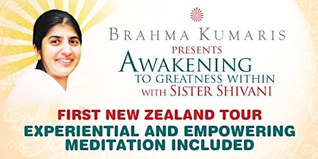 Awakening to the greatness within – with Sister Shivani. Live in Auckland  primary image