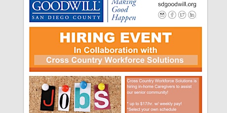 Cross Country Workforce Solution Hiring Event