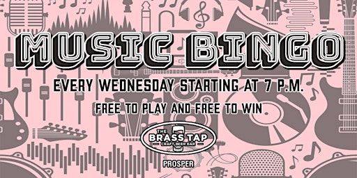 Image principale de Wednesday Night Music Bingo