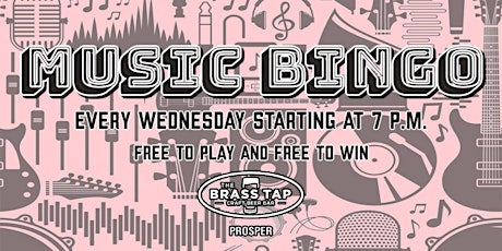 Wednesday Night Music Bingo