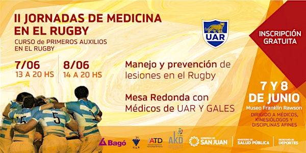 Curso de Lesiones y Primeros Auxilios en Rugby