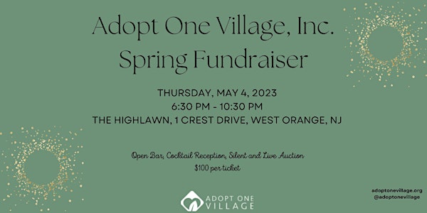 Adopt One Village 2023 Spring Fundraiser