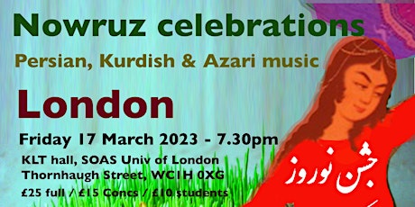 A musical celebration of Nowruz - SOAS, London primary image