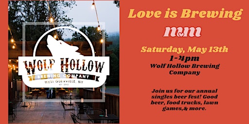Love is Brewing: Singles Fest at Wolf Hollow