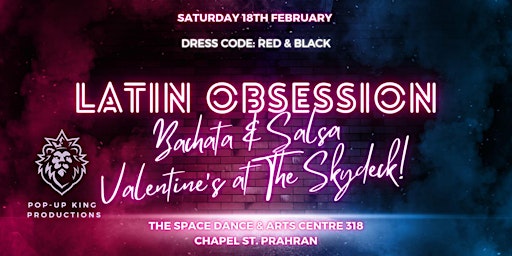 Latin Obsession - Bachata & Salsa - Valentine's at The Skydeck primary image