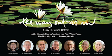 The Way Out Is In: 4 Day In-Person Retreat primary image