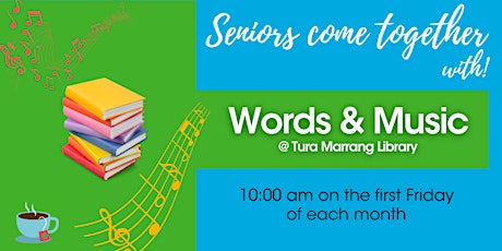 March Words and Music @Tura Marrang Library primary image