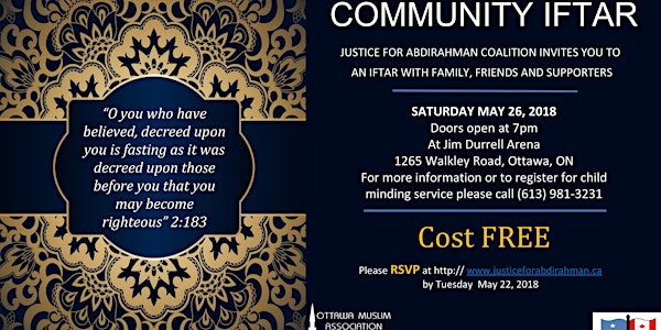 Justice For Abdirahman Community Iftar