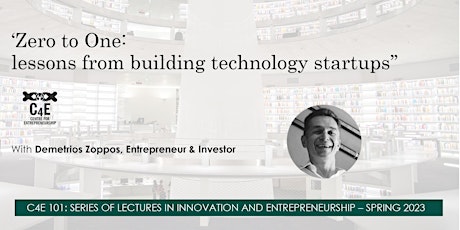 ‘Zero to One: lessons from building technology startups’ primary image