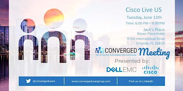 CONVERGED Meeting at Cisco Live US 2018