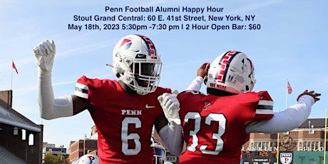Penn Football Alumni Happy Hour (Stout Grand Central 60 E. 41st Street)