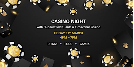 Casino Night with Huddersfield Giants & Grosvenor Casino primary image