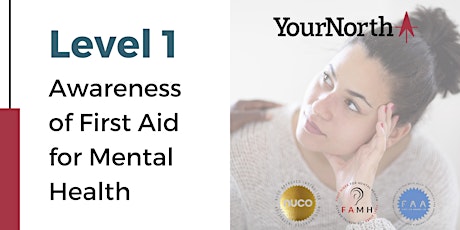 Level 1 Awareness of First Aid for Mental Health: 19 April, Ebbw Vale primary image