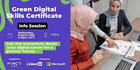 Info Session for Green Digital Skills Certificate Program