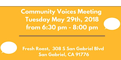 Community Voices Meeting primary image