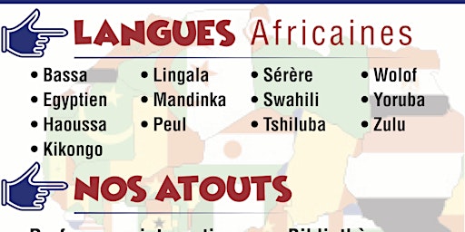 Primaire afbeelding van Cours de langues africaines à Dakar et à distance