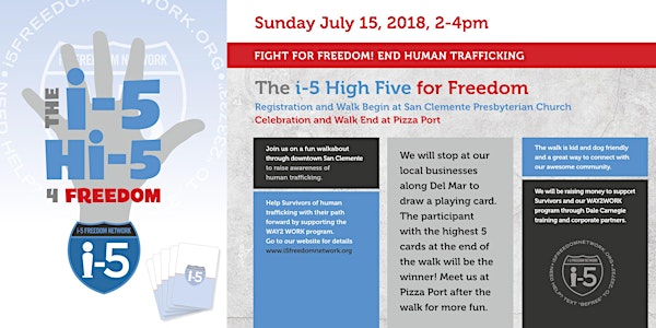 The i-5 Hi-5 4 Freedom Walk!