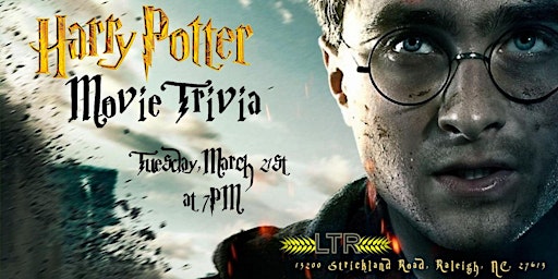 Harry Potter Movies Trivia at Leesville Tap Room