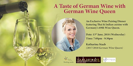 Exquisite Wine Pairing Dinner with German Wine Queen