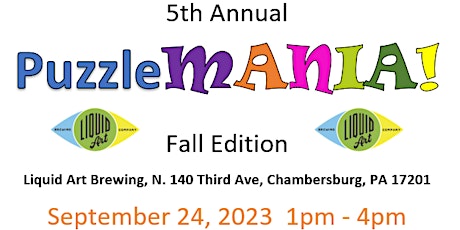 5th  Annual Puzzle Mania! Fall Edition