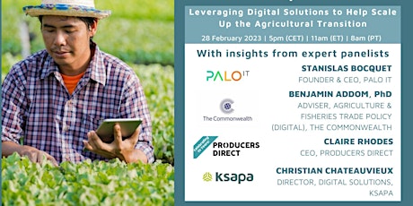 Leveraging Digital Solutions to Help Scale Up the Agricultural Transition primary image