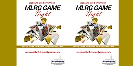MLRG “Life & Style” Tour Stop -  Aug 2023 (Game Night) primary image