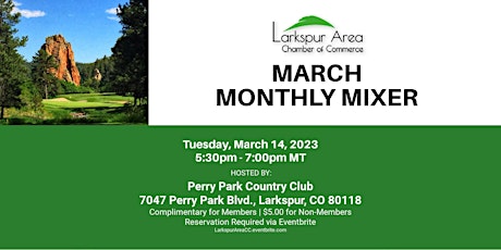 Larkspur Area Chamber Monthly Mixer - March 2023 primary image