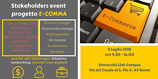 Stakeholders Event progetto E-COMMA