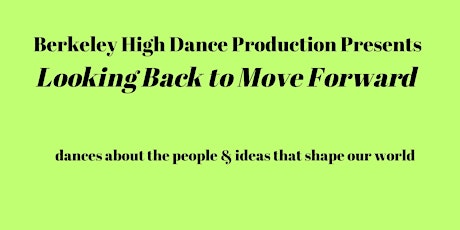 Berkeley High School Dance Production Spring 2023