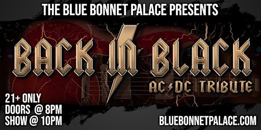 Imagem principal do evento Back in Black (AC/DC Tribute Band)