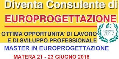 MASTER EUROPROGETTAZIONE LABORATORIO GRATUITO MASTER EUROPROGETTAZIONE LABORATORIO GRATUITO