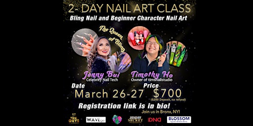 New York Bling Nails and Character Nail Art Class