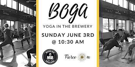 BOGA - Yoga in the Brewery 6/3 primary image