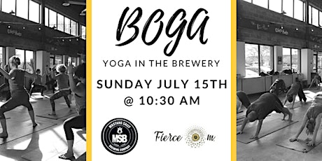 BOGA - Yoga in the Brewery 7/15 primary image
