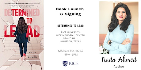 Determined to Lead Book Launch