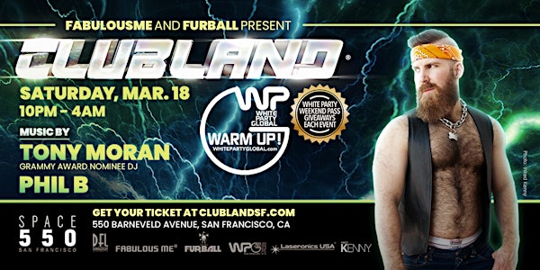 ClubLand®: White Party Global Warm Up feat. Tony Moran and Phil B