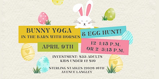 Bunny Yoga & Easter Egg Hunt