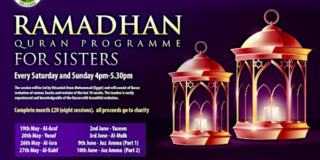 Sisters Ramadhan Noble Quran Programme primary image