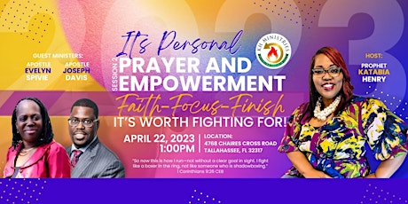 IT’S PERSONAL -Prayer and Empowerment Session