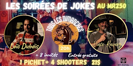 Primaire afbeelding van Les soirées de jokes au MR250