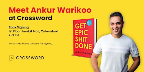 Hyderabad - Ankur Warikoo book signing at Crossword