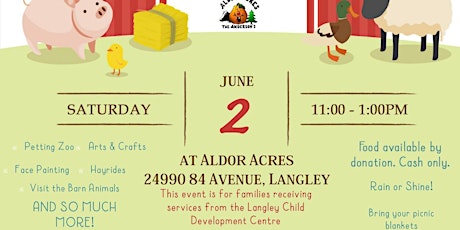 Langley Child Development Centre's Annual Family Picnic primary image