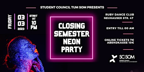 Closing Semester Neon Party / WS22-23