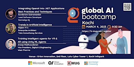 Imagen principal de Global AI Bootcamp - Kochi